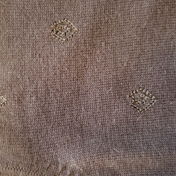 VINTAGE Marsh Landing Sleeveless Sweater size Large.  Black 100% cotton. - Picture 6 of 7